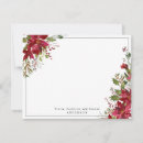 Search for red poinsettia christmas cards Festive