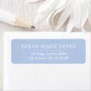 Search for blue return address labels Trendy