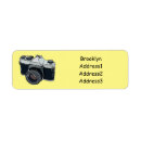Search for film return address labels Camera