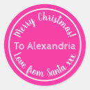 Search for pink christmas stickers Xmas
