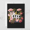 Search for hope 5x7 invitations Pink