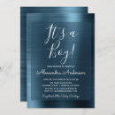 Search for metallic baby shower invitations Elegant