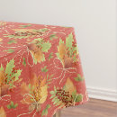 Search for autumn colors tablecloths Leaves