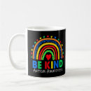 Search for autism awareness day mugs Rainbow