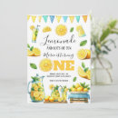 Search for lemonade stand invitations Watercolor