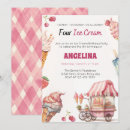 Search for ice cream truck invitations Pink