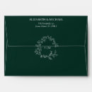 Search for emerald green envelopes Bridal shower