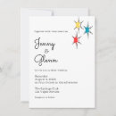 Search for 1950 style invitations Mid century modern