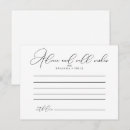 Search for black and white advice cards Bride and groom