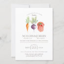 Search for vegetable invitations Watercolor