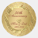 Search for fiftieth anniversary stickers Elegant