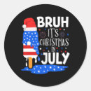 Search for christmas in july stickers Vintage