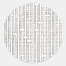 Search for white grid stickers Geometric