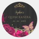 Search for pink mis quince stickers Glitter