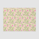 Search for pink floral pattern tissue paper Green