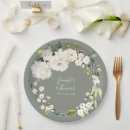 Search for sage wedding plates Bride and groom names