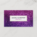 Search for rhinestone business cards Purple