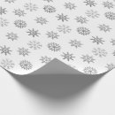 Search for silver snowflake wrapping paper Merry christmas