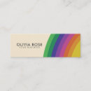 Search for rainbow business cards Minimalist