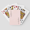 Search for last name playing cards Monogrammed