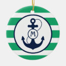 Search for nautical christmas tree decorations Green