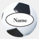 Search for soccer ball with name stickers Sport