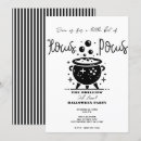 Search for cauldron halloween invitations Witch