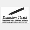 Search for authors rectangle stickers Writers