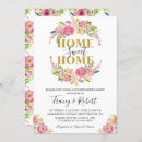 Search for watercolor flowers housewarming invitations New home