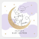 Search for purple moon stickers Over the moon