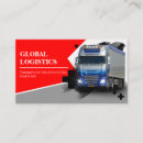 Search for transportation and logistics business cards Shipping