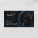 Search for lens business cards Videographer