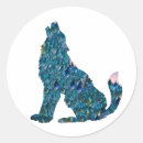Search for wolf stickers Watercolor