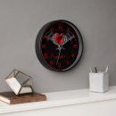 Search for goth clocks Heart