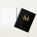 Search for business planners Black and gold