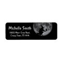 Search for crow return address labels Spooky halloween