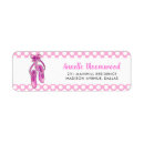 Search for ballerina baby shower return address labels Pink