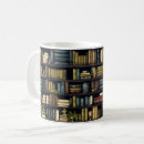 Search for library bookshelf mugs Reading