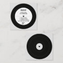 Search for black and white music invitations Retro