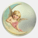 Search for little girl angel stickers Vintage