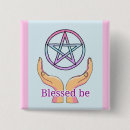 Search for pentagram badges Wicca