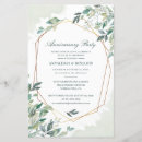 Search for anniversary party invitations Botanical