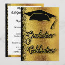 Search for celebration graduation invitations Gold