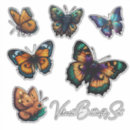 Search for colorful butterflies stickers Cute