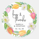 Search for tulip wedding stickers Floral