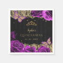 Search for black and gold sweet sixteen napkins Glitter
