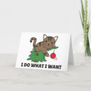 Search for funny car christmas cards Cats