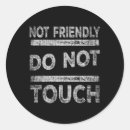 Search for touch stickers No touching