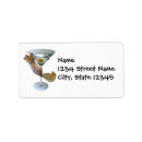 Search for martini return address labels Party