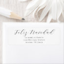 Search for feliz navidad return address labels Elegant